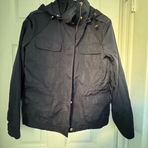 Women’s Navy Hooded Jacket